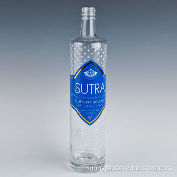 Wine Glass 775mL Bottle, High-white Glass Material, Ideal for Vodka